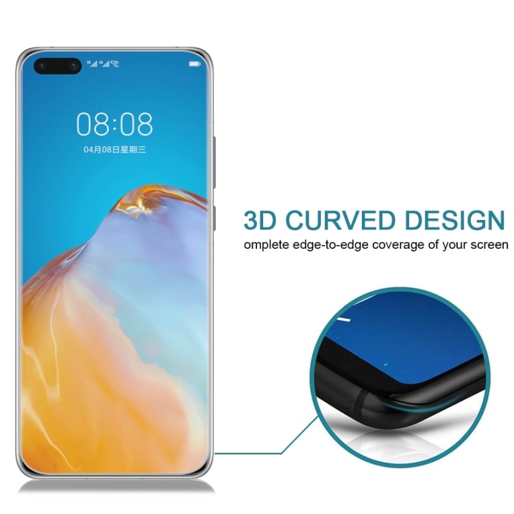 3D Curved herdet skjermbeskyttelse til Huawei P40 Pro