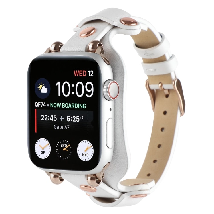 Skinnarmbånd for Apple Watch Series - Hvit