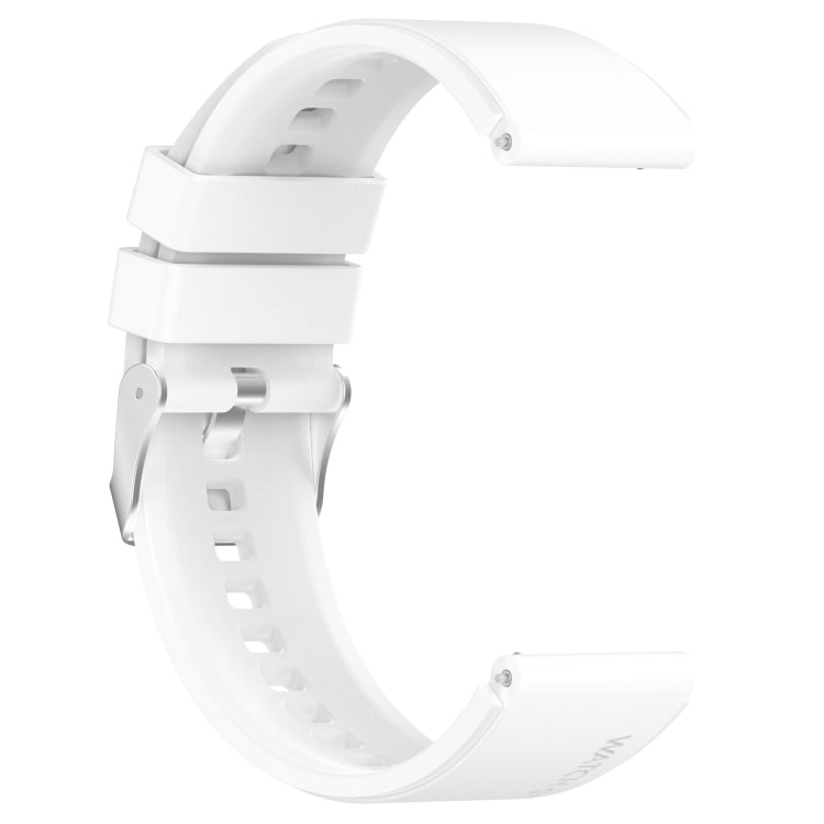 Silikonarmbånd til Huawei Watch GT 3 Pro 46mm - Hvit