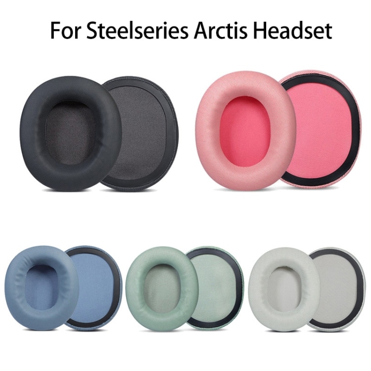 Myke Øreputer til Steelseries Arctis Pro / Arctis 3 / 5 / 7 Sort