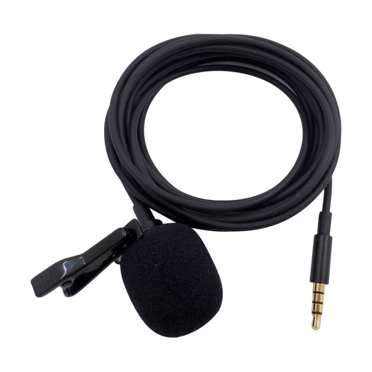 Mikrofon Mono med Clip, 3,5mm - 2,5 meter