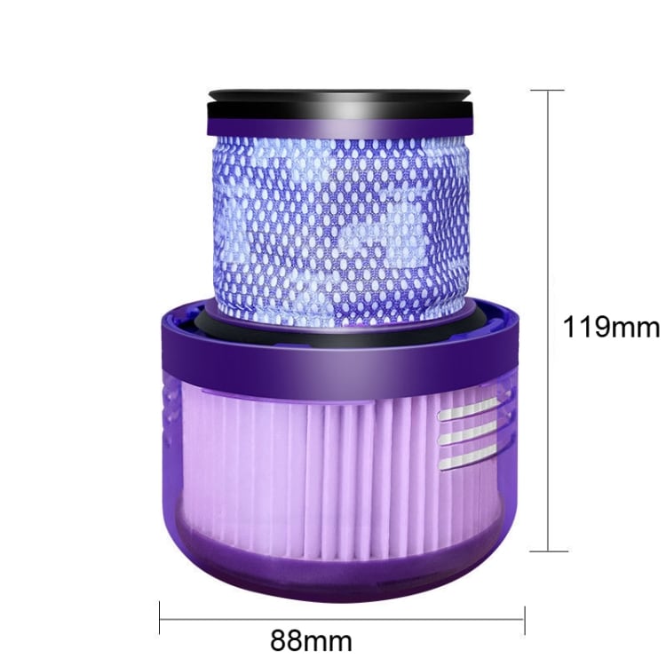 HEPA-filter bak for Dysons trådløse støvsuger V10 Slim
