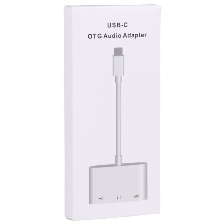 USB Hub - USB Type C til USB type-C, 3,5mm och USB