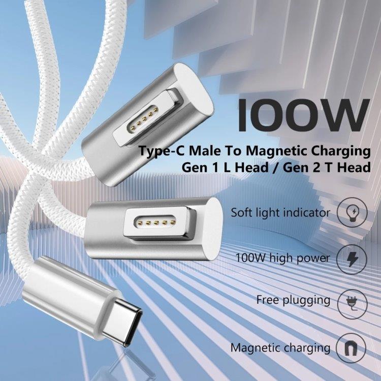 MagSafe 2 til USB Type-C PD 100W 1.8m