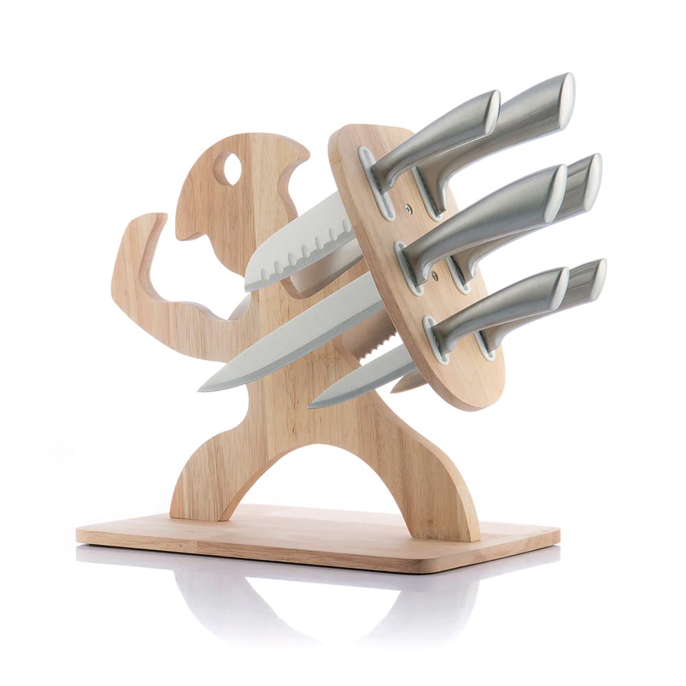 Innovagoods Kniver med knivstativ sparta