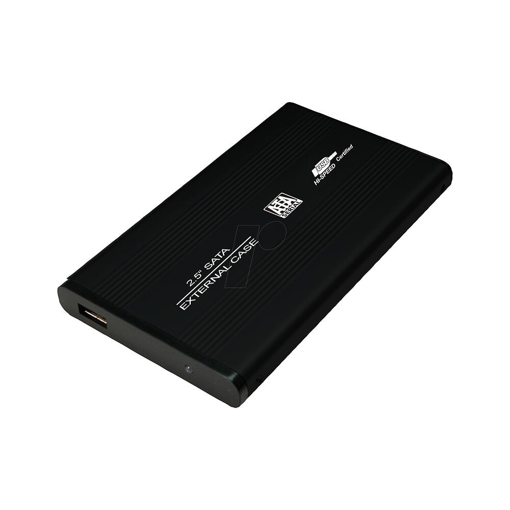 Reekin eksternt harddiskskap 2,5" Sata USB 2.0 - 1TB sort