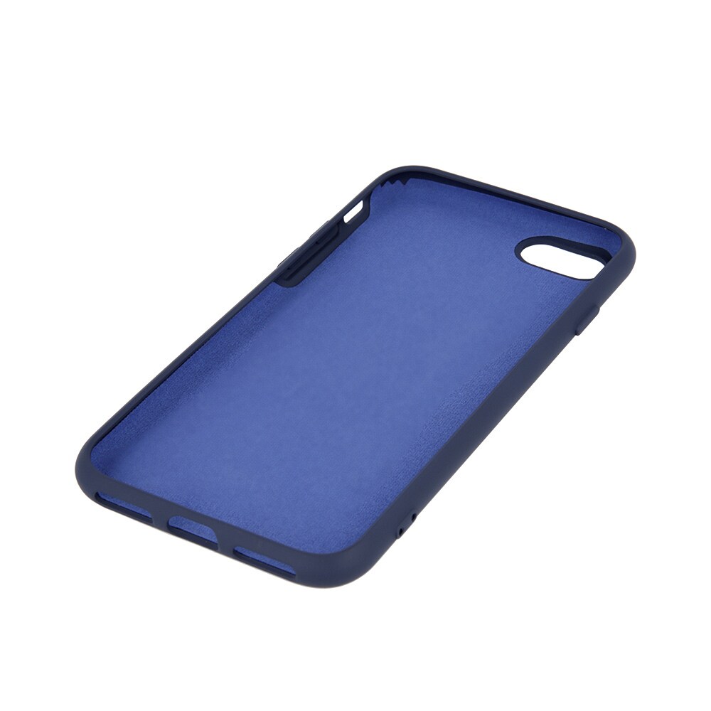 Silikondeksel til iPhone X / XS - mørk blå