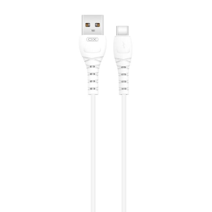 XO USB - USB-C 1,0m 3A - hvit