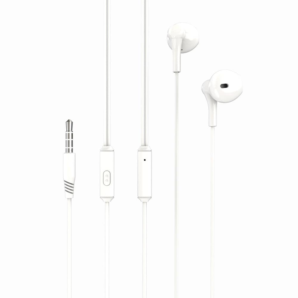 XO EP39 in-ear hodetelefoner med AUX - hvit