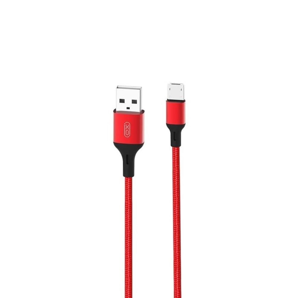 XO USB - microUSB 2,0 m 2,4A - rød