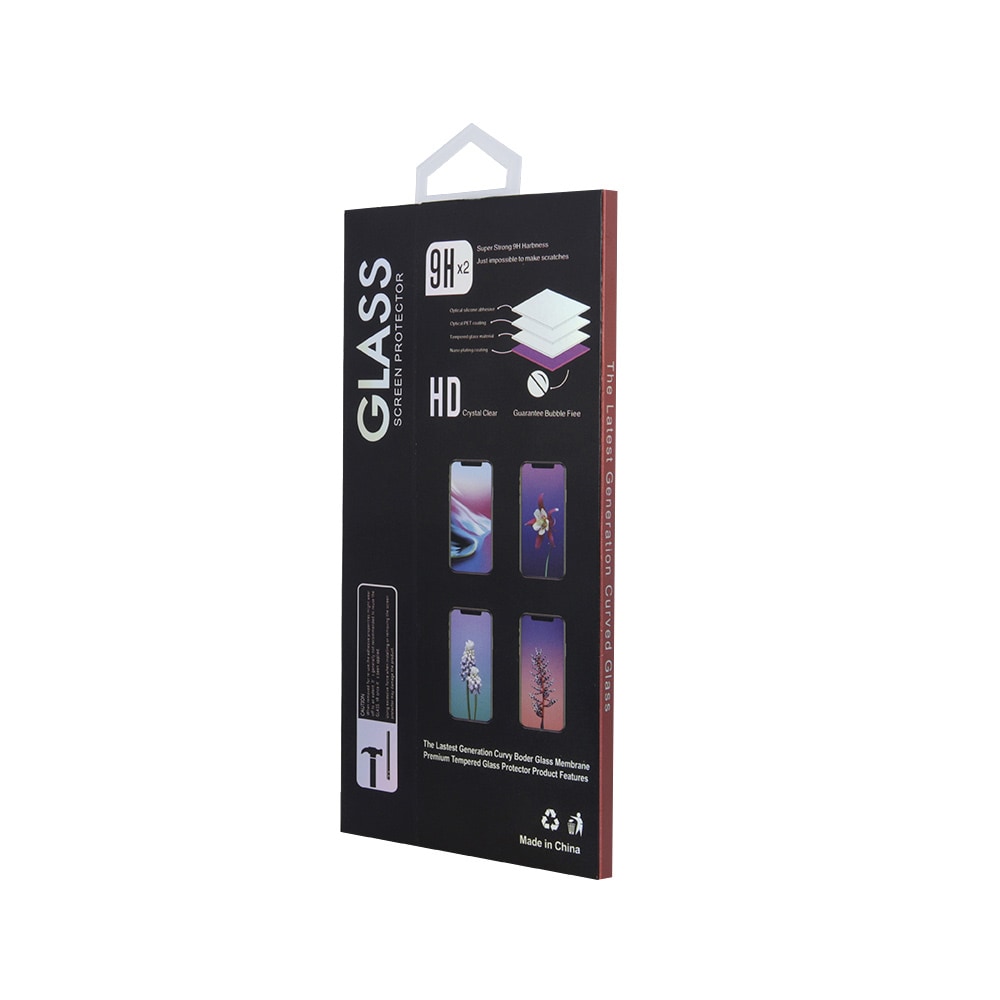 Herdet skjermbeskytter 6D med svart ramme - Xiaomi Redmi Note 8 Pro / Oppo A9