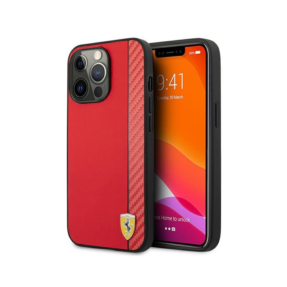 Ferrari Bakdeksel til iPhone 13 / 13 Pro  - Rød