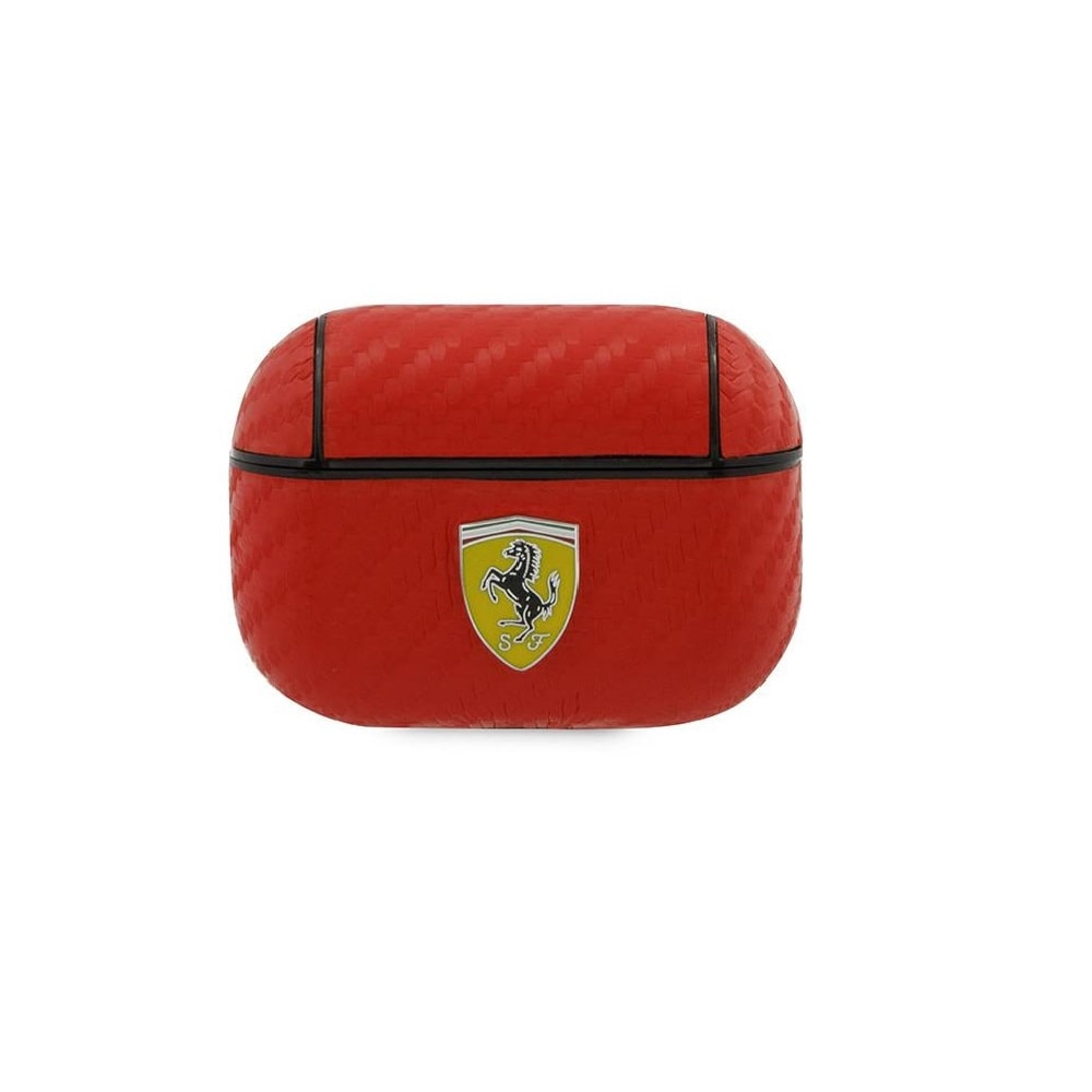 Ferrari Beskyttelsesdeksel for AirPods Pro - Carbon Rød