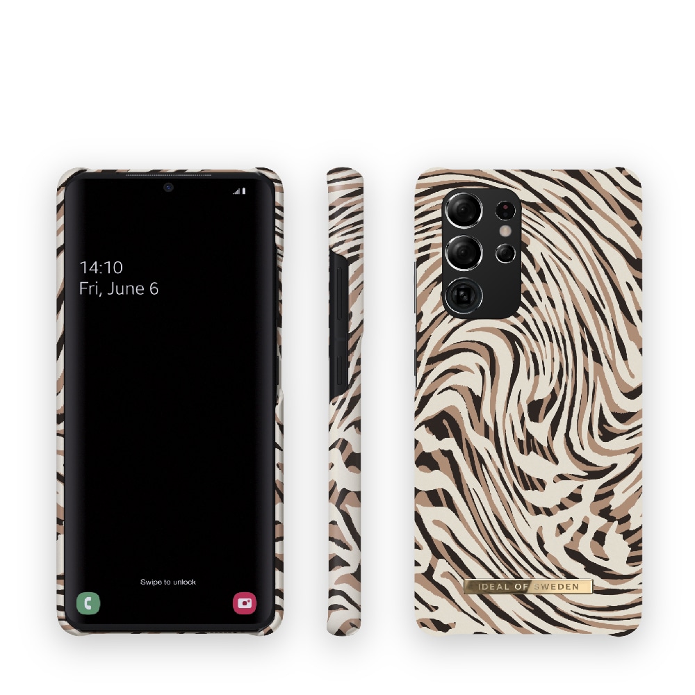 IDEAL OF SWEDEN Mobildeksel Hypnotic Zebra for Samsung Galaxy S21 Ultra