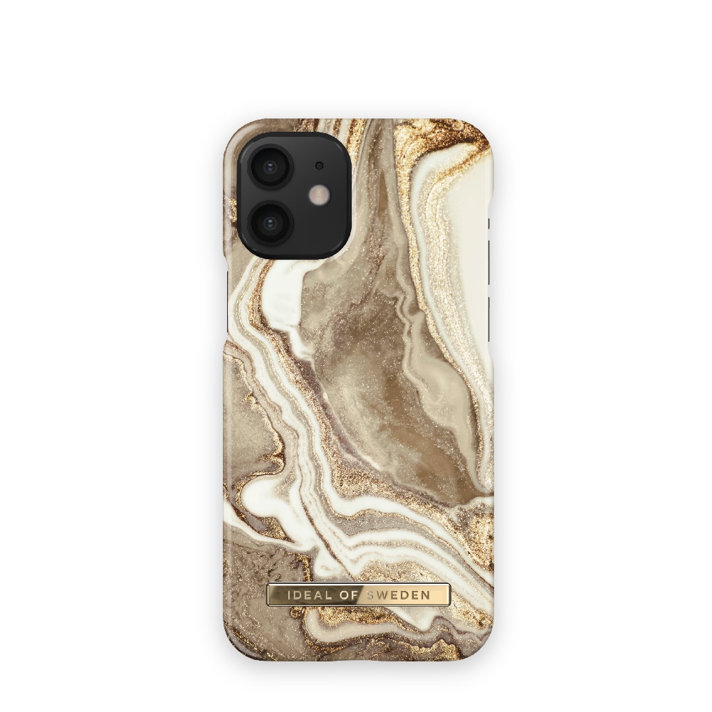 IDEAL OF SWEDEN Mobildeksel Golden Sand Marble for iPhone 12 mini