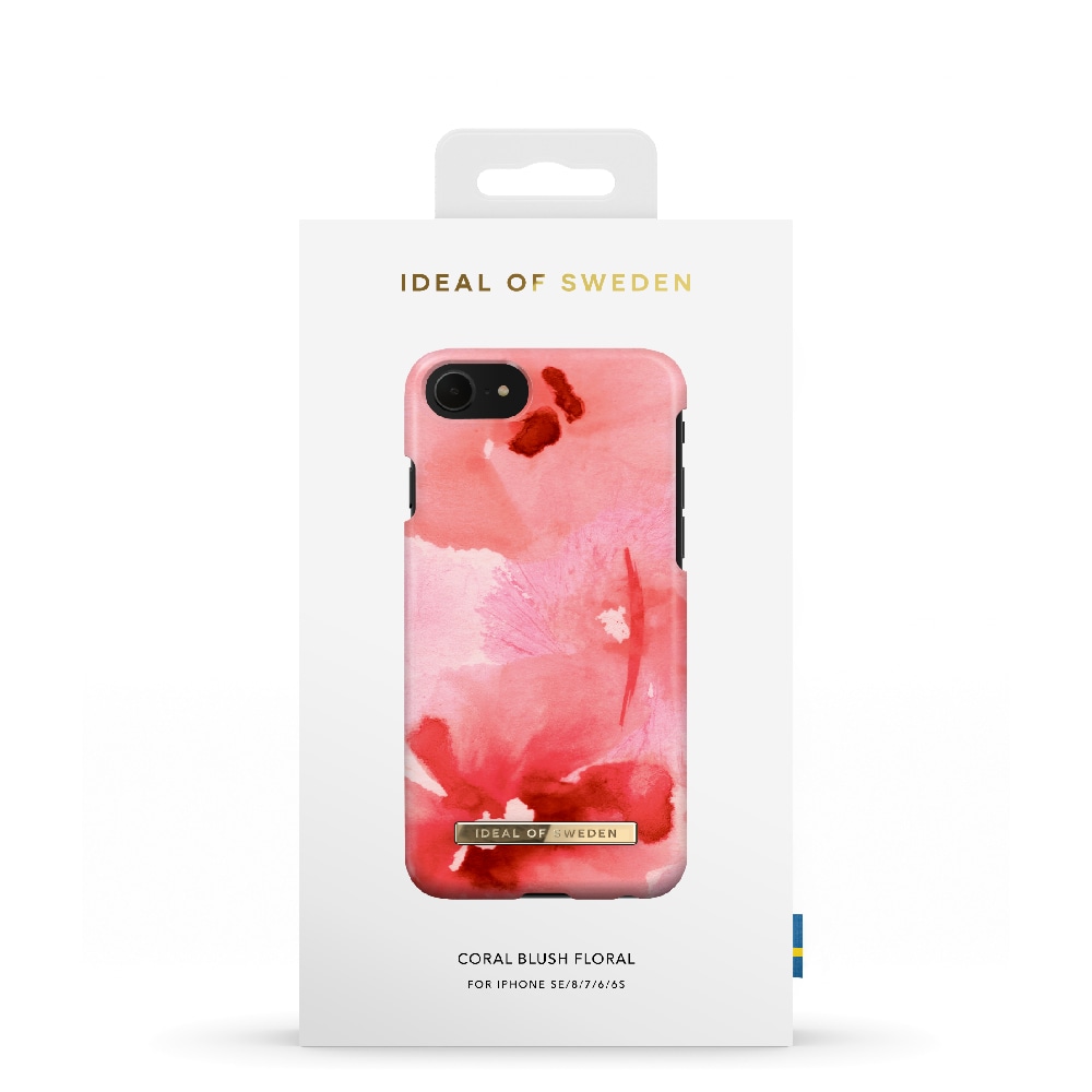 IDEAL OF SWEDEN Mobildeksel Coral Blush Floral for iPhone SE/8/7/6/6s