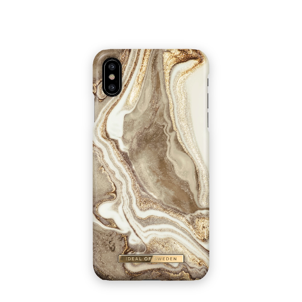 IDEAL OF SWEDEN Mobildeksel Golden Sand Marble for iPhone XS Max