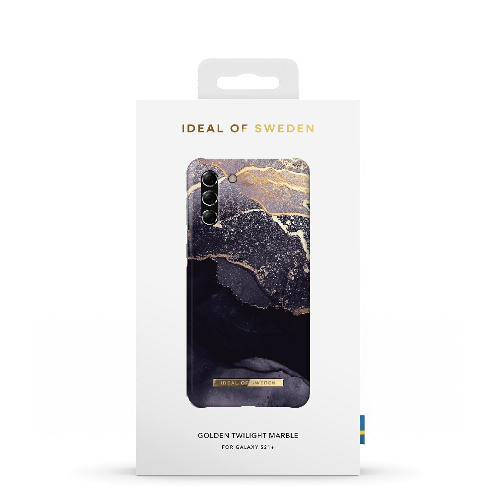 IDEAL OF SWEDEN Mobildeksel Golden Twilight Marble for Samsung Galaxy S21+