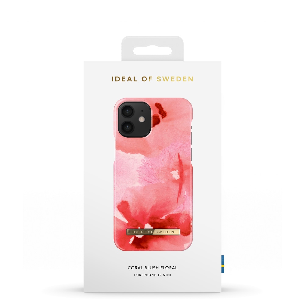 IDEAL OF SWEDEN Mobildeksel Coral Blush Floral for iPhone 12 mini