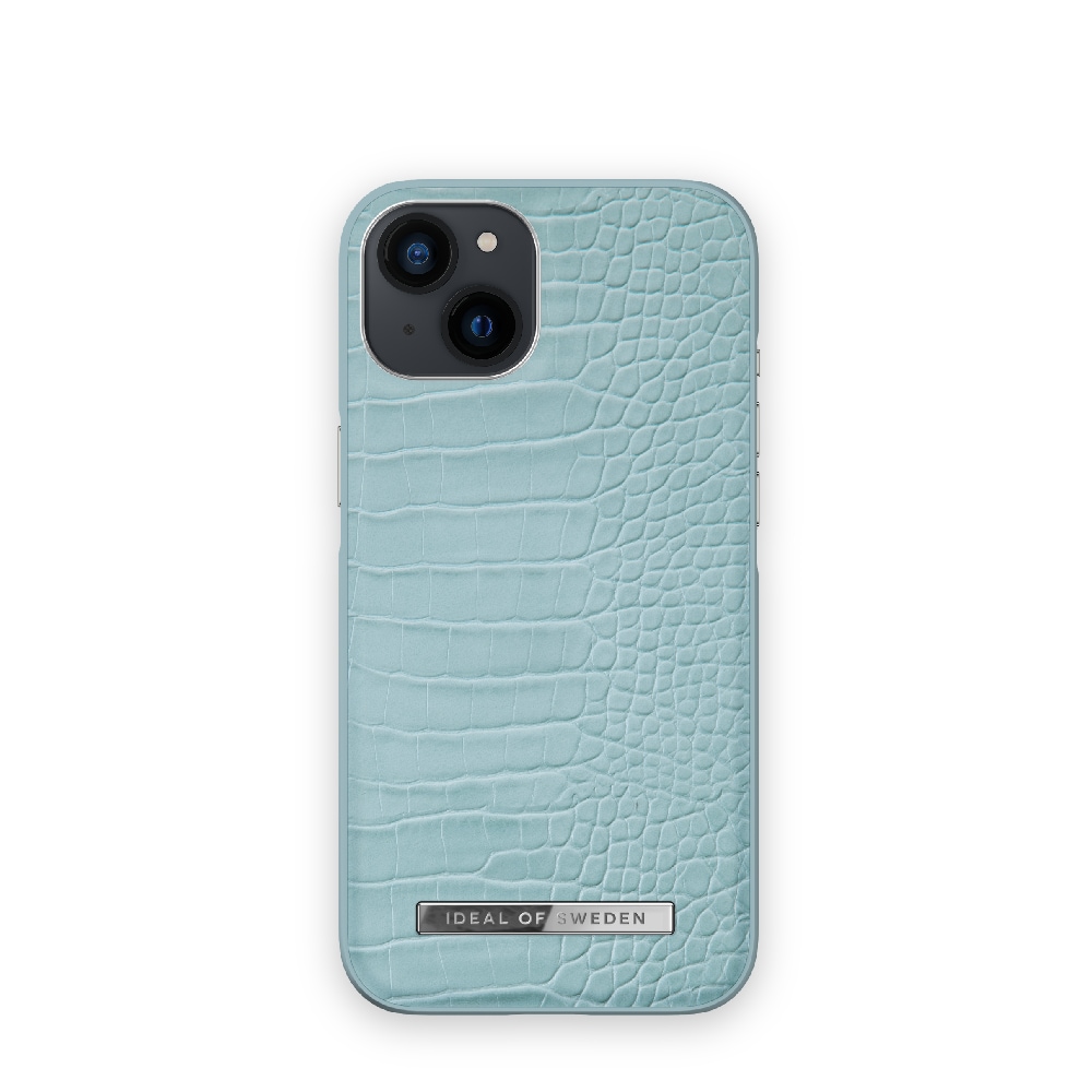 IDEAL OF SWEDEN Mobildeksel Soft Blue Croco for iPhone 13