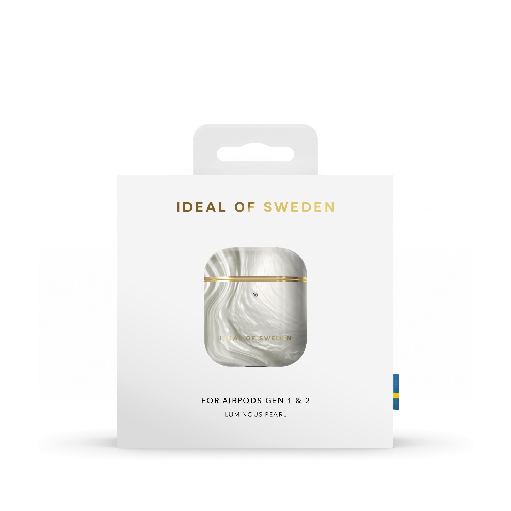 IDEAL OF SWEDEN Hodetelefondeksel  Luminous Pearl for AirPods (1. og 2. generasjon)
