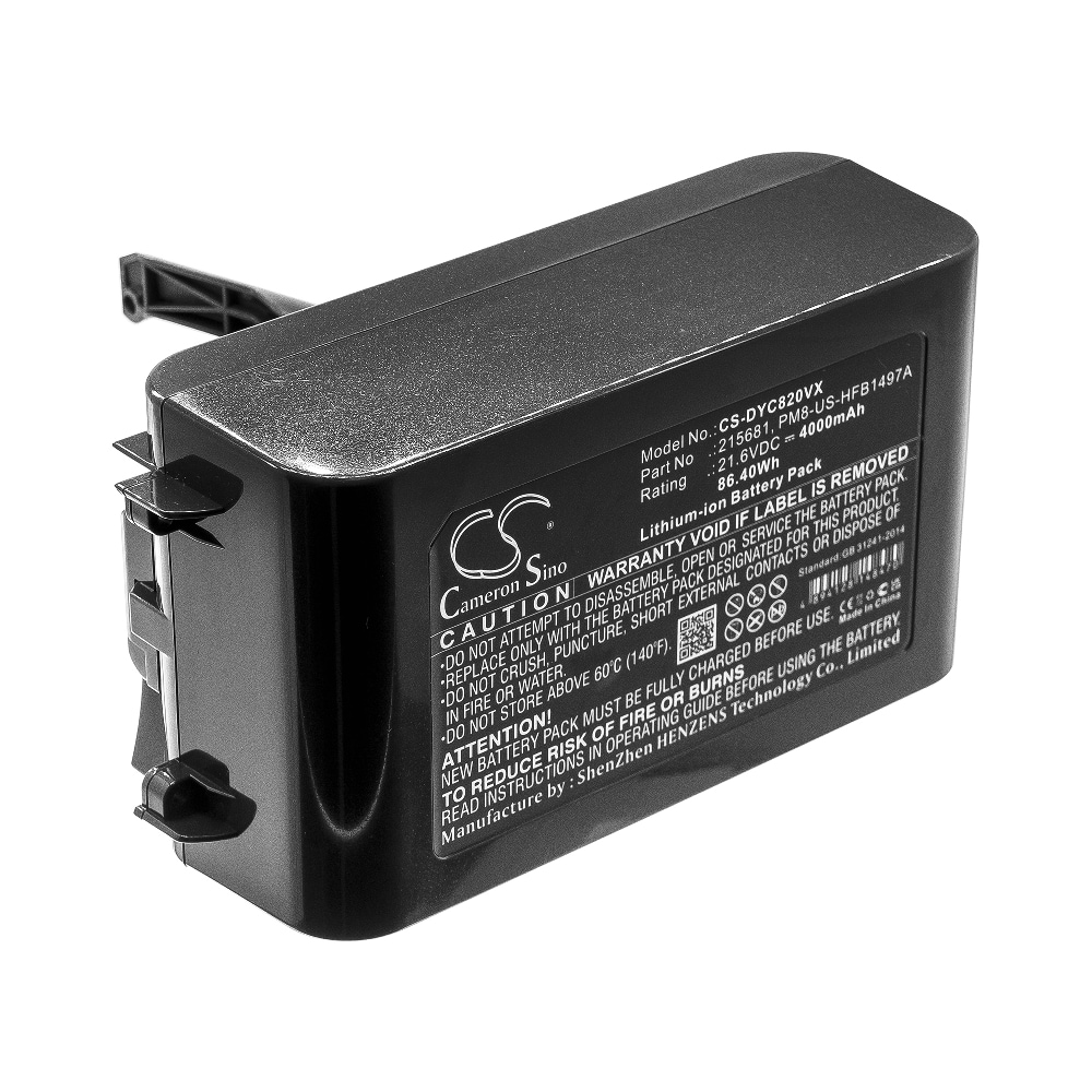 Batteri 215681 og PM8-US-HFB1497A til Dyson