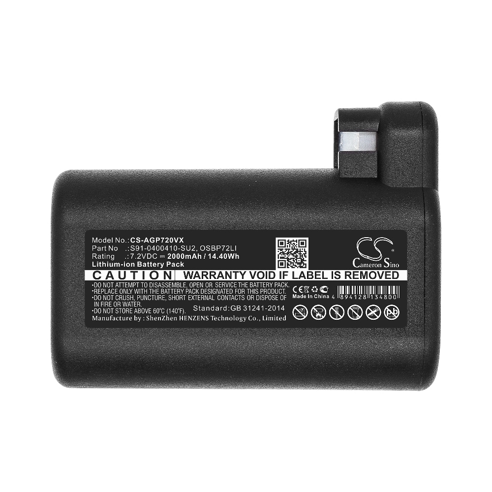 Batteri S91-0400410-SU2, OSBP72LI, OSBP72LI25 til AEG och Electrolux