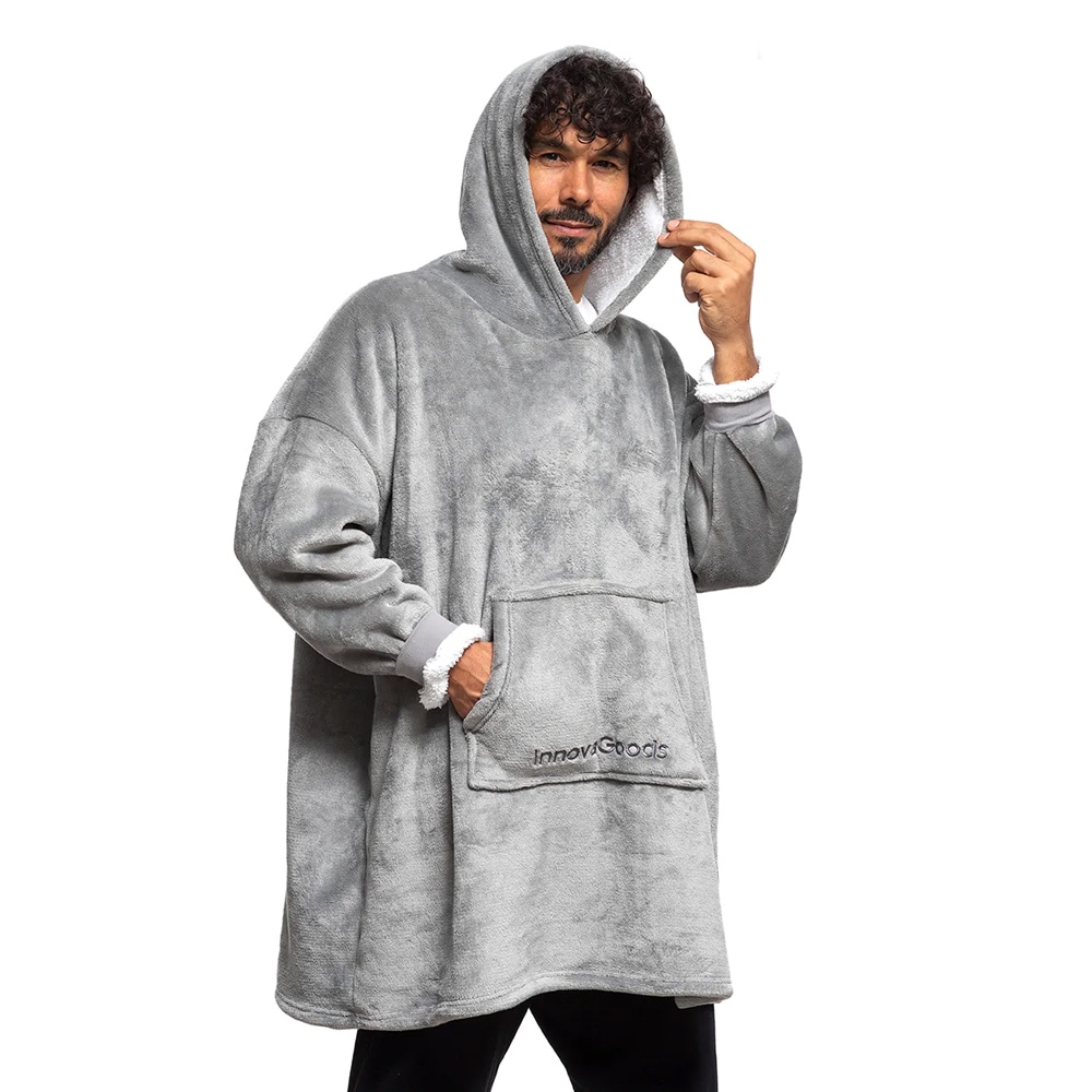 Oversize hoodie i fleece