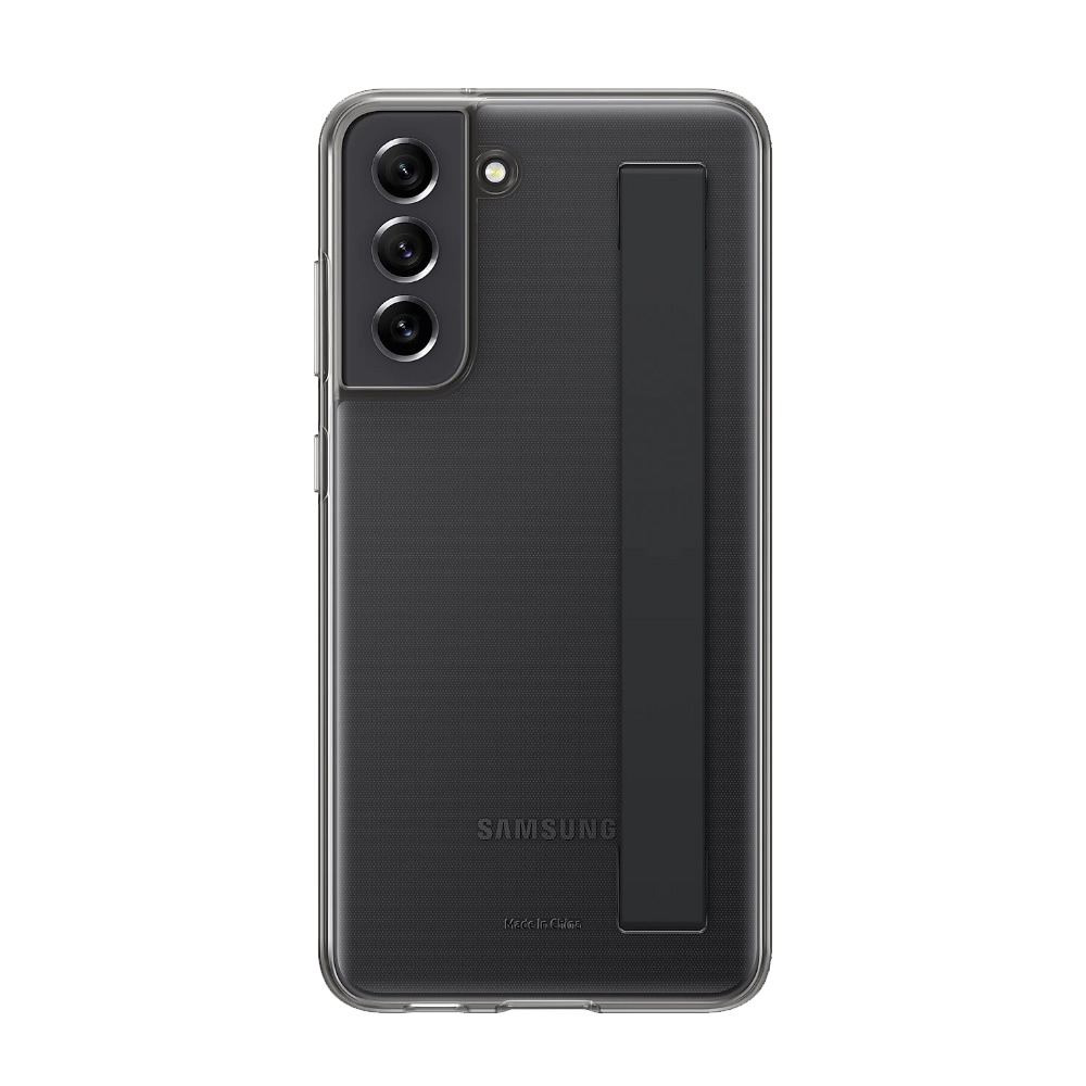Samsung Slim Strap Cover EF-XG990 til Galaxy S21 FE Sort