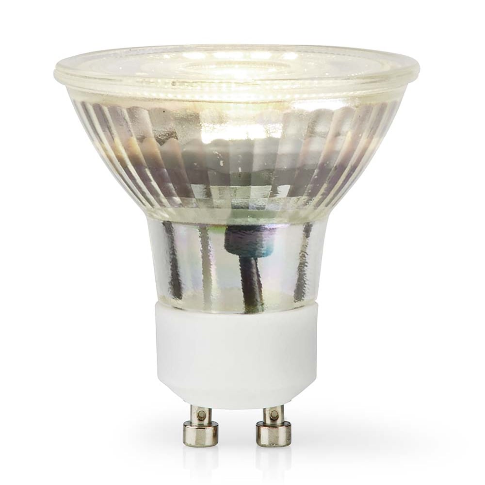 Nedis dimbar LED lyspære kaldhvit GU10, spot, 4,5W, 345lm, 2700K