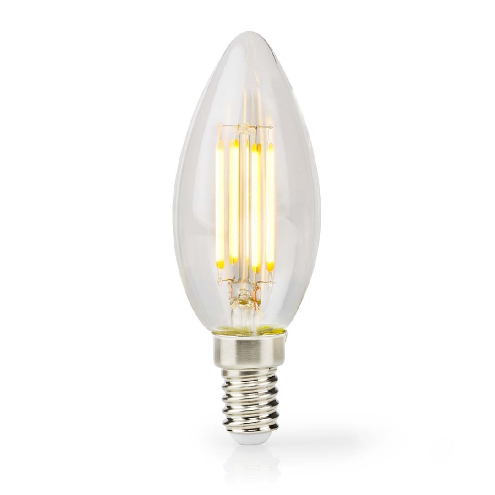 Nedis Dimbar LED lyspære Varm hvit E14, krone, 4,5W, 470lm, 2700K