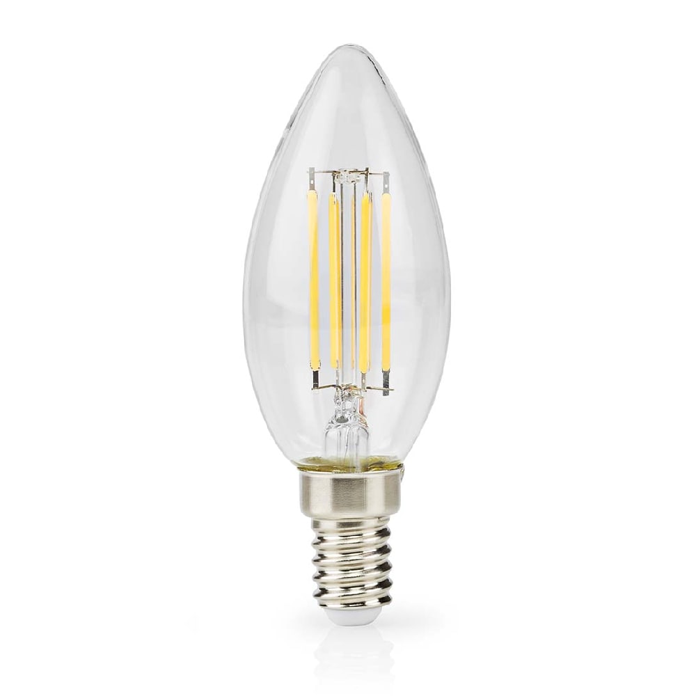 Nedis Dimbar LED lyspære Varm hvit E14, krone, 4,5W, 470lm, 2700K