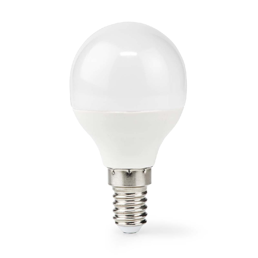 Nedis Frostet LED-lyspære Varm hvit E14, G45, 4,9W, 470lm, 2700K