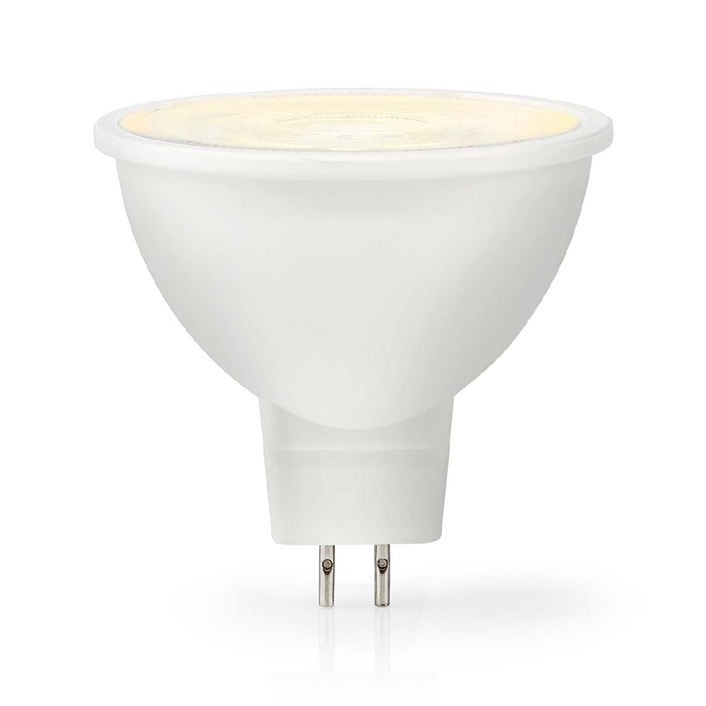 Nedis dimbar LED-lyspære Varmhvit GU5.3, spot, 6,5W, 550lm, 2700K