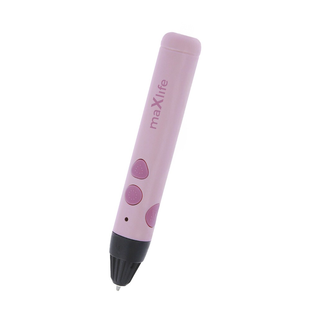 Maxlife Rosa 3D-penn med PLA-farger - MXPP-110