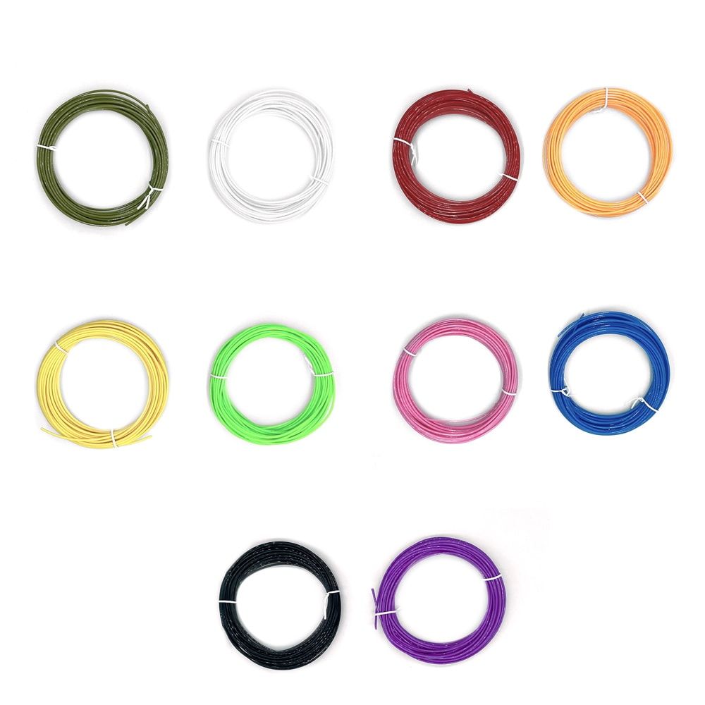 Maxlife PLA-farger til 3D-penn (10 farger x 10 m)