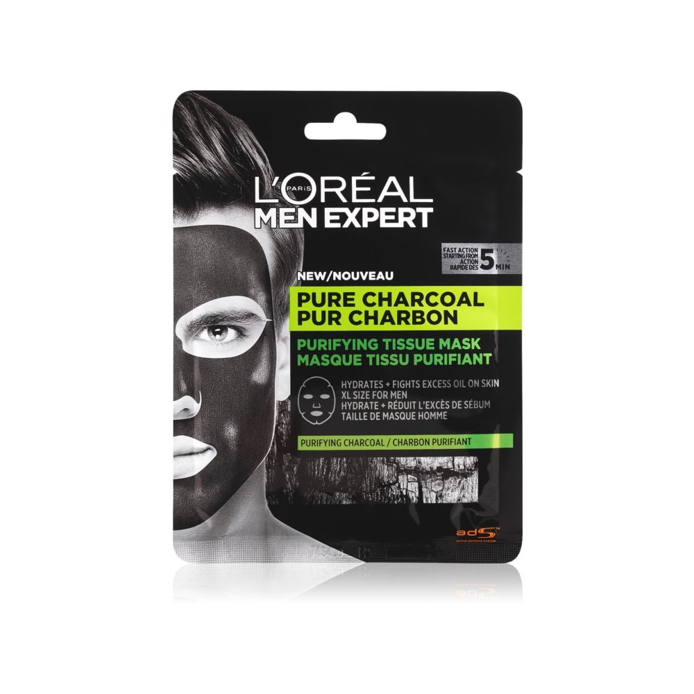 L'Oreal Men Expert Ansiktsmaske Pure Charcoal