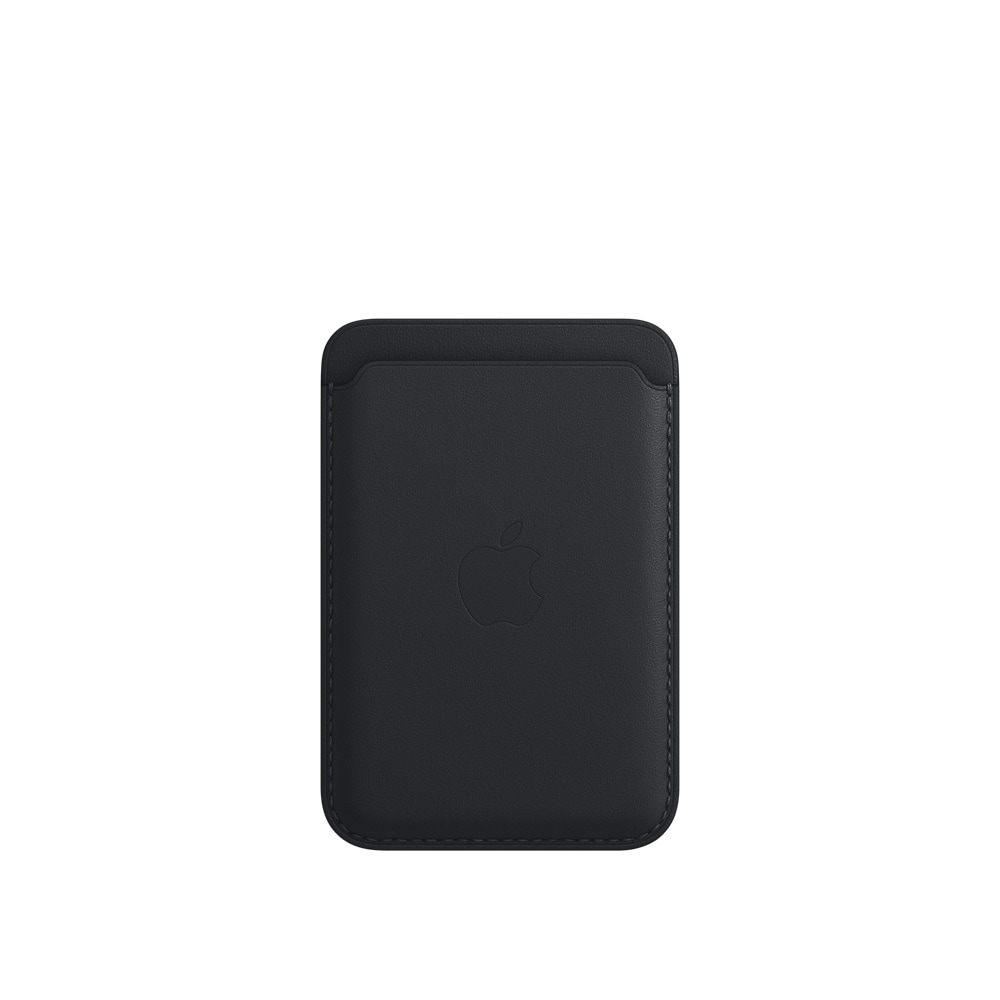 Apple iPhone Leather Wallet med MagSafe - Sort