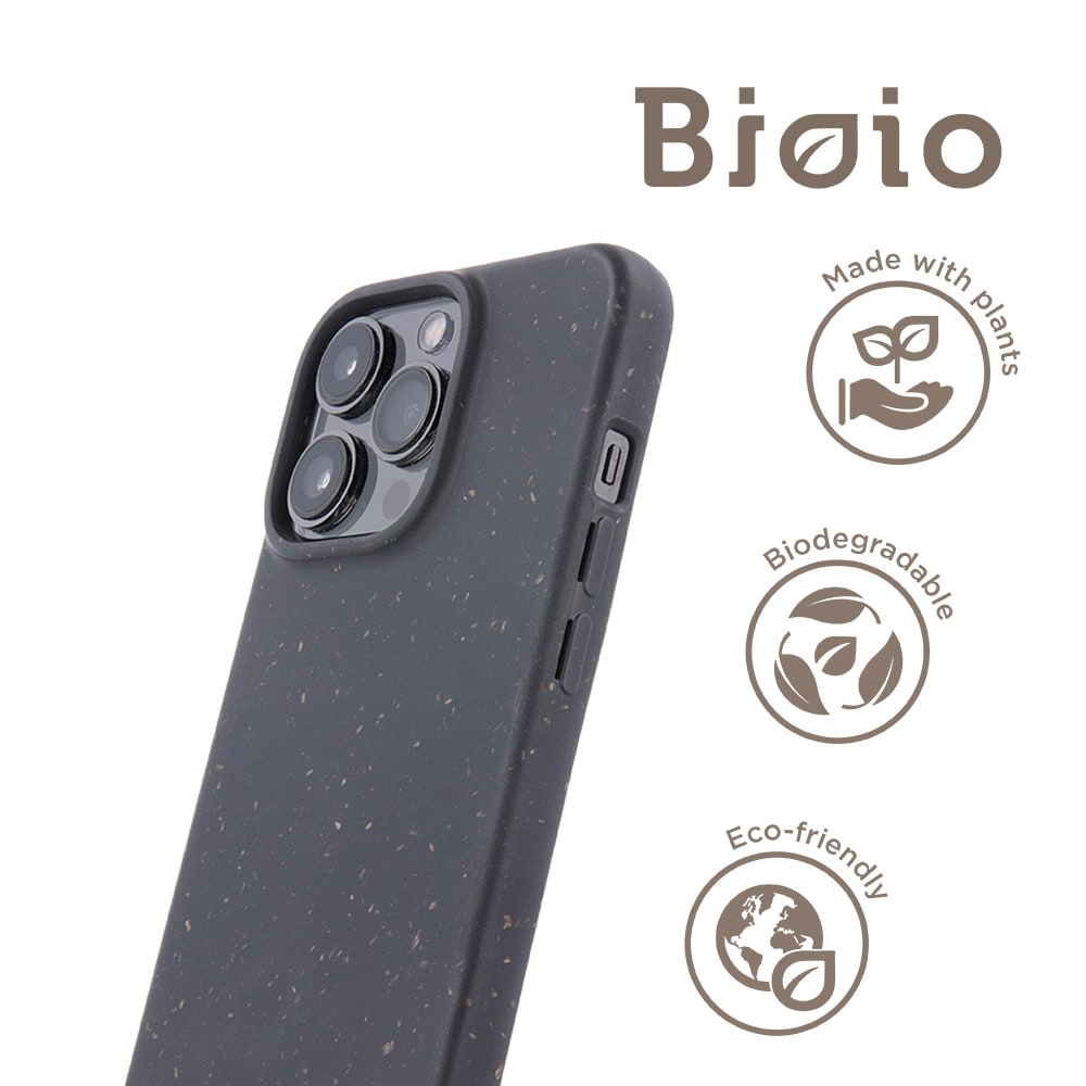 Bioio miljøvennlig baksidedeksel til iPhone 7 / 8 / SE 2020 / SE 2022 Sort