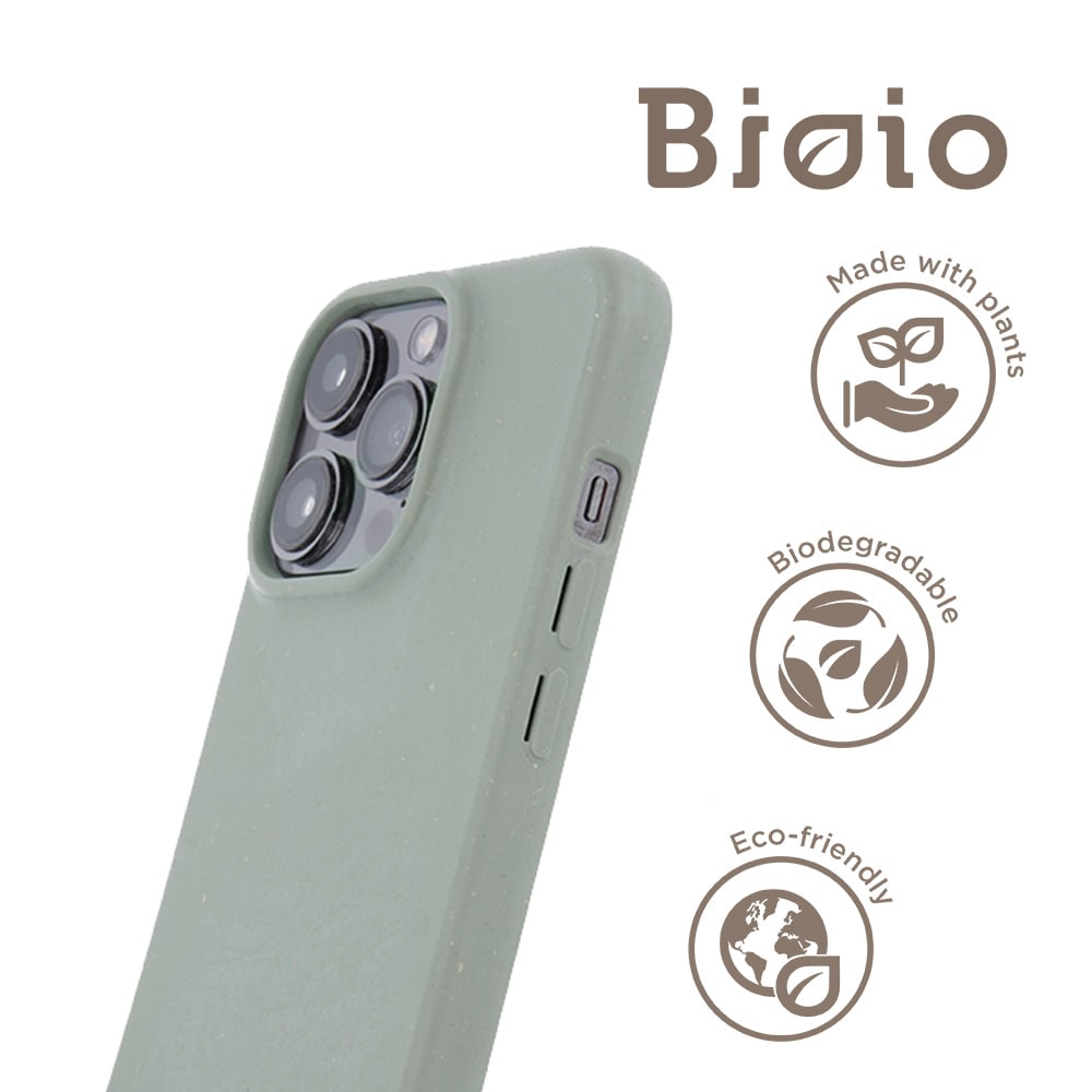 Bioio miljøvennlig baksidedeksel til iPhone 14 Grønn