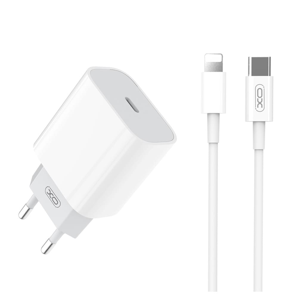 iPhone Hurtiglader USB-C strømadapter 20W + Kabel