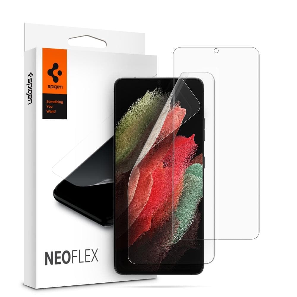 Spigen Neo Flex Skjermbeskytter Samsung Galaxy S21 Ultra 2-pakning