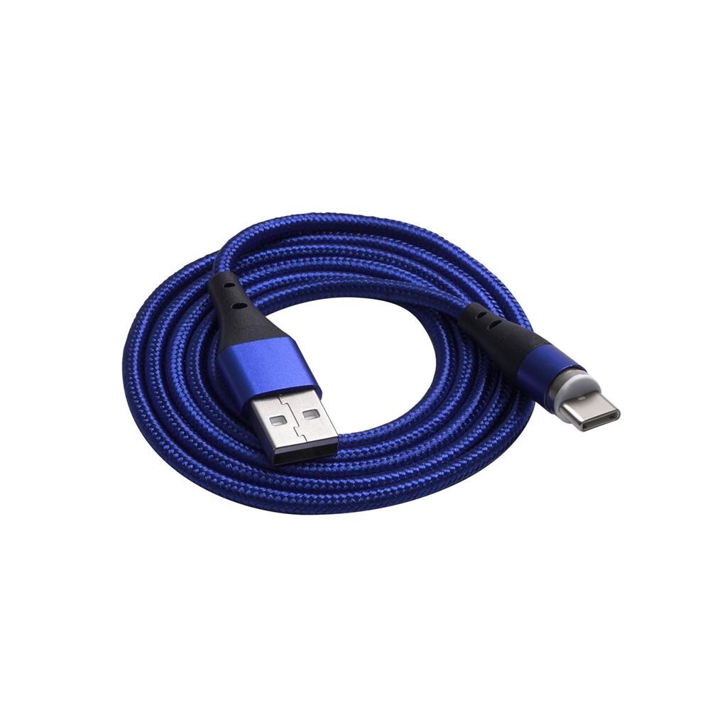 Akyga Ladekabel USB-A - USB-C 1m - Blå