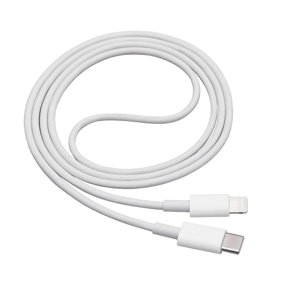 Akyga Ladekabel USB-C - Lightning 1m - Hvit
