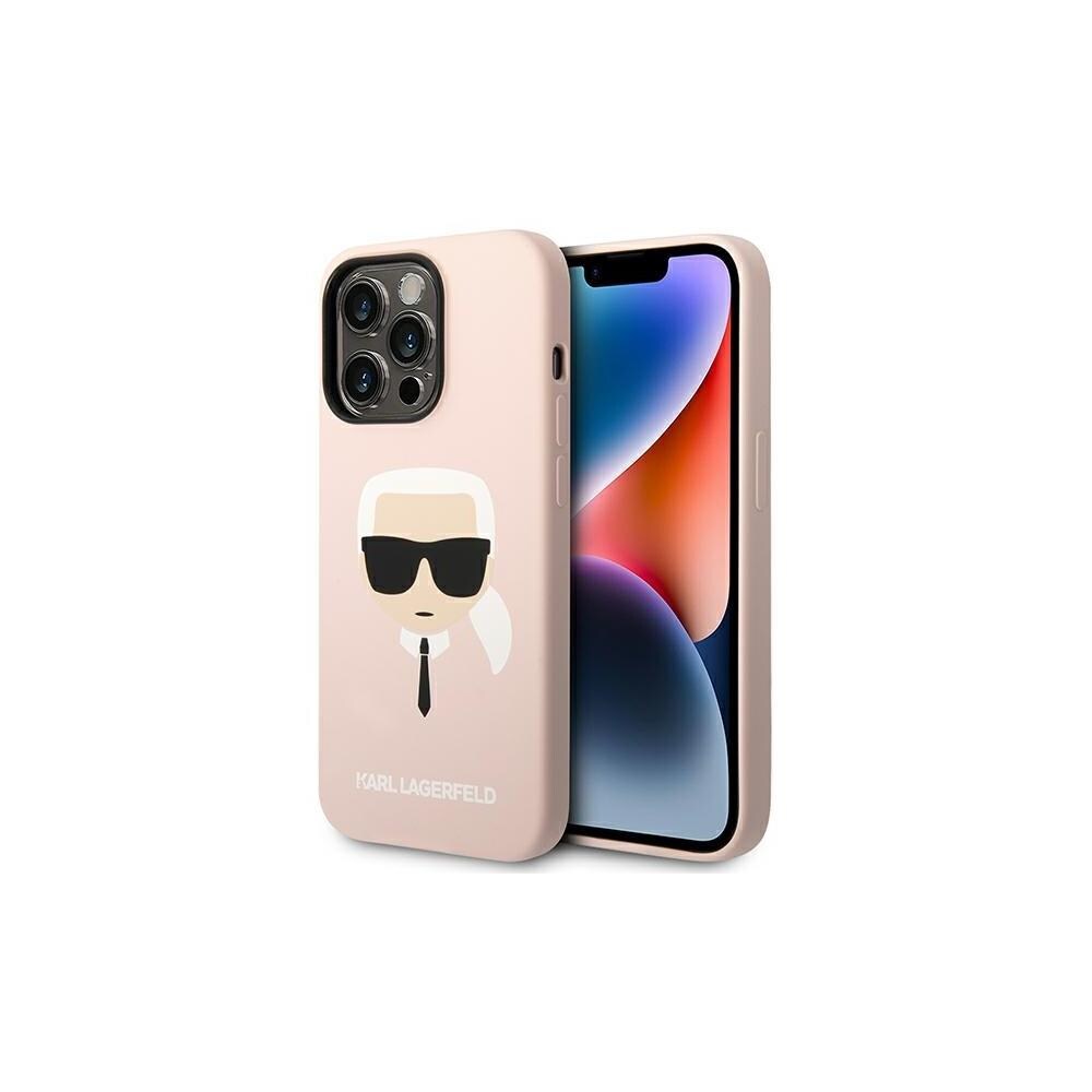 Karl Lagerfeld deksel til iPhone 14 Pro Max - Rosa