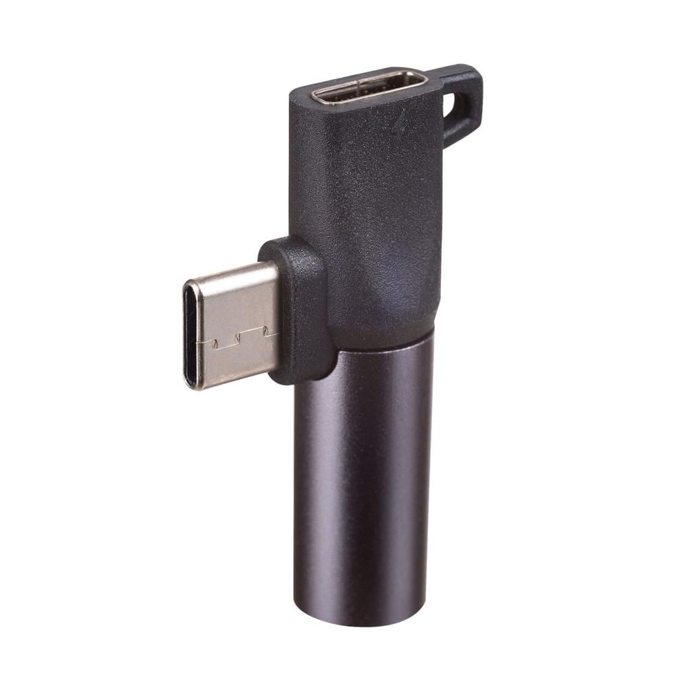 Akyga Adapter USB-C hann - USB-C hunn + 3,5 mm hunn