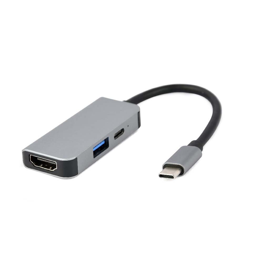 Cablexpert USB-C Dokkingstasjon 3-i-1 med USB, HDMI, PD