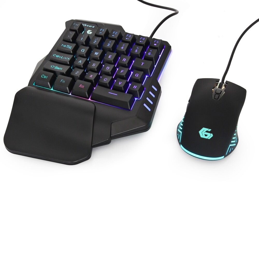 Gembird 2-i-1 Gaming-pakke Ivar Twin med mus og enhånds gaming tastatur