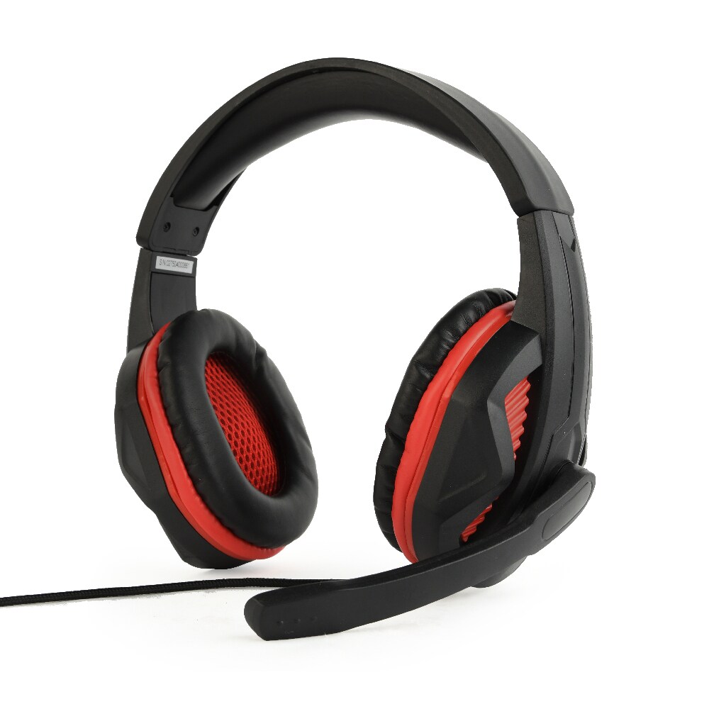 Gembird Gaming-headset GHS-03 - Sort/Rødt