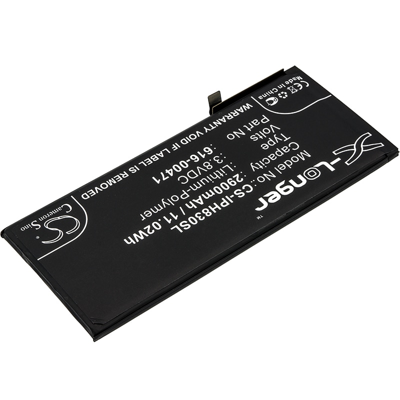 Batteri for SmartPhone, Mobil for Apple iPhone XR, A2105, A2106 og andre.